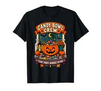 Halloween Candy Bowl Host Front Porch Enthusiast T-Shirt Graphique avec Valeur