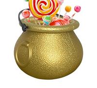 Halloween Candy Bucket, Trick Or Treat Container, Spooky Party Favor Pot for Holiday Events Table Decor, Centerpiece Decorative Desktop Display Cabinet Kitchen Use 7x5x5.3cm