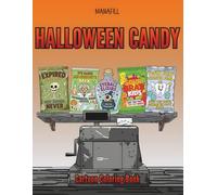 Halloween Candy: Cartoon Coloring Book