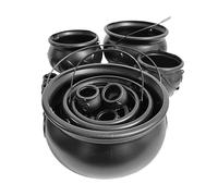 Halloween Candy Cauldron, Witch Pot, 12.99x12.99x7.2 Inches Storage, Decor Props for Party Centerpieces, Spooky Treat Setups, Cabinet Accents, Tabletop Displays, Kids Holiday Games, Fun