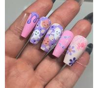 Halloween Cartoon Manifestation Blossomy Webspinner Persist Hoofs Recyclable ABS Faux Sabots pour fête Costume Accessoires de beauté Belle Manifestation Webspinner Unguis Art Set