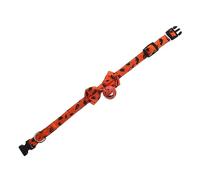 Halloween Cat Collar Festive Bow à nœud Papillon détachable pour Chats Chiens pour Photo Accessoires en Toute sécurité Confortable Usure Violet avec Citrouille