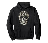 Halloween Cat Skull Skeleton Kitty Gothic Horror Art Pet Sweat à Capuche