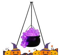 Halloween Cauldron - Bowl Black Light-Up | Bouilloire de sorcière vintage avec stand de trépied | Décoration de fête des fêtes pour ordinateur de bureau, événements Halloweens, célébrations sur le thè