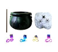 Halloween Cauldron | Bubbling Candy Bucket Decor Kit With Lights |