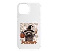 Halloween Célébrez la Saison effrayante drôle de Raton Laveur Sauvage Coque pour iPhone 14