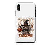 Halloween Célébrez la Saison effrayante drôle de Raton Laveur Sauvage Coque pour iPhone XS Max