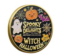 Halloween Challenge Coin, Horreur en édition limitée - Spooky Halloween Challenge for Collection | Decorative Good Luck Coin pour l'affichage, fêtes de cadeaux, lees fans d'horreur et lees souvenirs
