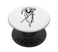 Halloween Chat Faux Homme avec Faux PopSockets PopGrip Adhésif