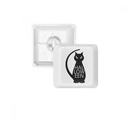 Halloween Chat Noir personnalité PBT Keycaps pour Clavier mécanique Blanc OEM sans Marquage d'impression R3 Multicolore