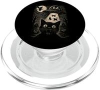 Halloween Chat Selfie Effrayant Enlèvement Alien Chats UFO Flying PopSockets PopGrip pour MagSafe