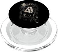 Halloween Chat Selfie Effrayant Enlèvement Alien Chats UFO Flying PopSockets PopGrip pour MagSafe