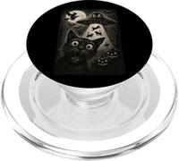 Halloween Chat Selfie Effrayant Enlèvement Alien Chats UFO Flying PopSockets PopGrip pour MagSafe