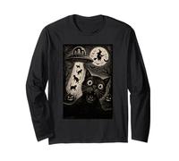 Halloween Chat Selfie Spooky Night Alien Abduction Chats UFO Manche Longue