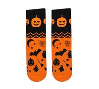 Halloween Chaussettes Montantes Noires Vacances citrouilles -Souris nouveauté Coton Longueur du Cou Tenue décontractée 2 Paquets Noir Taille M(Rose,Taille Unique)