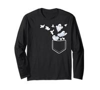 Halloween Chicken Pocket Ghosts Manche Longue