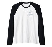 Halloween Chicken Pocket Ghosts Manche Raglan