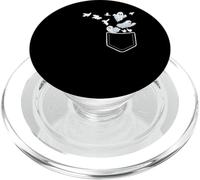 Halloween Chicken Pocket Ghosts PopSockets PopGrip pour MagSafe