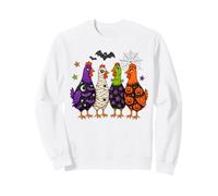 Halloween Chickens Spooky Farm Birds Women Girls Kid Sweatshirt