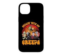 Halloween Chillin avec My Creeps Monsters Zombie Vampire Coque pour iPhone 14 Plus