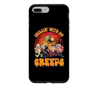 Halloween Chillin avec My Creeps Monsters Zombie Vampire Coque pour iPhone 7 Plus/8 Plus