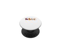 Halloween Chow Chow Dog Lover Spooky Dog Show Funny Halloween PopSockets PopGrip Adhésif