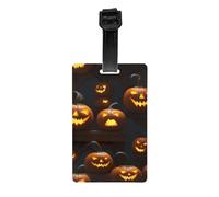 Halloween citrouille 1 étiquettes de bagage pour valises badges durables étiquettes de sac pour reconnaître facilement les sacs essentiels de voyage