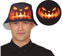Halloween Citrouille Chapeau d'épouvante Pour l'aventureloving adulte fête Décoration Costume Accessoire Visage d'horreur, Couleur : Jaune
