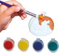 Halloween citrouille projet de bricolage Set de couleurs Décoration créative silhouette peinture adulte artisanat, couleur : blanc