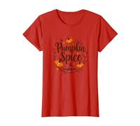 Halloween Citrouille Spice & Everything Nice Femme T-Shirt, Femme, Rouge, XXL