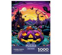 Halloween citrouille1000 Pieces Jigsaw Puzzles for Adults Family Game Carnaval festifChallenging Home Decors Great Gift Idea70x50cm/1000pcs