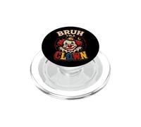 Halloween Clown Bruh I'm A Funny Horror Circus pour Enfants et garçons PopSockets PopGrip pour MagSafe