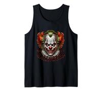 Halloween Clown Effrayant Sourire Sinistre Débardeur