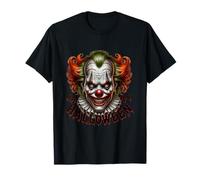 Halloween Clown Effrayant Sourire Sinistre T-Shirt