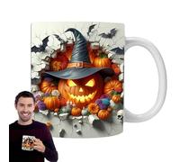 Halloween Coffee Cup | Pumpkin Coffee Mug | Pumpkin Mugs, Pumpkin Ice Cup, Halloween Beer Mugs, Halloween Travel Coffee Mug for Milk, Ice Water, Juice, Coffee, Tea