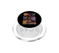Halloween Coffee No Tricks Just Coffee Spooky Humor PopSockets PopGrip pour MagSafe