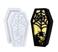 Halloween Coffin-Mold, Silicone Resin-Mold, DIY Lampshade Casting