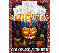Halloween Color By Number: Simple Spooks Coloring Pages featuring Halloween-Themed Designs for Kids for Creativity and Fun