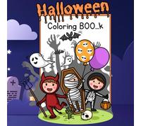 Halloween - Coloring BOO...k: Disegni spaventosi e divertenti da colorare per bambini, zucche, fantasmi, mostri e magie di Halloween. Perfetto per bambini dai 3 ai 10 anni. Formato 8,5 x 8,5 pollici.