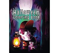 Halloween Coloring Book: A Collection Of Coloring Pages With Scary Spooky Cute Things Such As Zombies, Spiders, Ghosts, Witches, Bats And More (Happy Halloween Series)