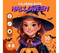 Halloween Coloring Book for kids age 4-8 | Big and easy illustrations for kids age 4, 5, 6, 7, 8: Funny and Spookily Cute Halloween Designs, for boys and girls. Charming Pumpkins, Cute Ghosts and More