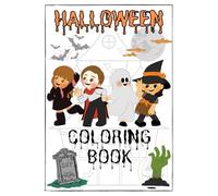 Halloween Coloring Book: For Kids Ages 4-8 | Fun and Easy Halloween Coloring Pages Filled With Pumpkin, Witch, Ghost, Pumpkin, Owl, Mummy, Bats and ... - 24 pages: Children Halloween Coloring Book