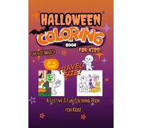 Halloween Coloring Book For Kids: Travel Size Coloring Book