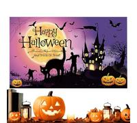 Halloween Contexte - 180x110cm Halloween Teart, Banne De Décoration De La Photographie, Fournissement Pour Les Forches Pour Les Adultes Haudesse | Accueil Indoor School Activity Decor D