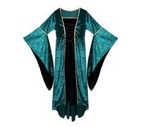 Halloween Costume Enfant, Robe Longue MéDiéVale pour Femme Tenue De Cosplay éLéGante Style Gothique Costume Halloween Et Spectacle sur ScèNe