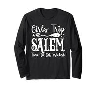 Halloween Costume, Girls Trip Salem Time to Get Wicked Manche Longue