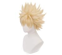 Halloween Costume Party Anime Cosplay Perruque avec Capuchon de Perruque Gratuit pour My Hero Academia (Katsuki Bakugou)