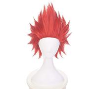 Halloween Costume Party Anime Cosplay Perruque avec Capuchon de Perruque Gratuit pour My Hero Academia (Eijiro Kirishima)