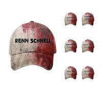 Halloween Costumes Casquettes Halloween Casquette imprimée éclaboussures de pour hommes et femmes idéale pour soirées et fêtes costumées accessoire tendance confort ultime style unique (One Size)