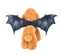 Halloween Costumes for Pets, Bat Wings Apparel, 25.2 inches Black Dog and Cat Costume, Cosplay Dress Up Accessories, Lightweight Pet Wing at Halloween Parties to Photo Shoots